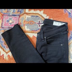 rag & bone size 25 skinny cropped jeans